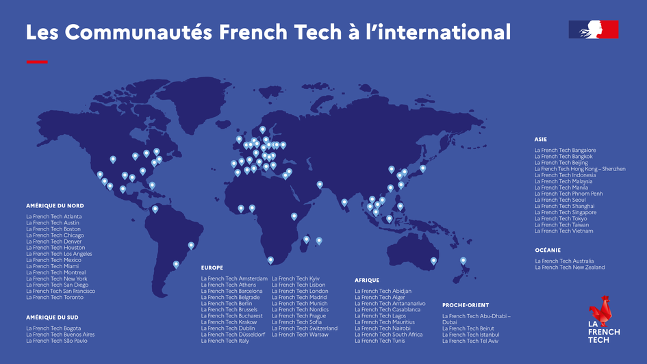 Les communautés French Tech à l'international - PNG